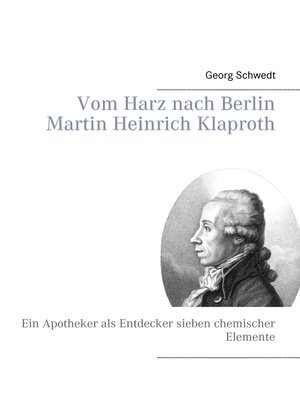cover image of Vom Harz nach Berlin Martin Heinrich Klaproth